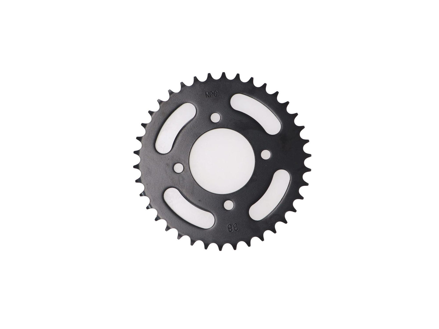 KIT TRANSMISION SUZUKI GN 125 // KEEWAY RKV/RKS (14/38) (428H-120) CENTRO CATALINA 58MM/PERNO CATALINA 8.5MM/CANTIDAD PERNOS CATALINA 4/DISTANCIA PERNO-PERNO CATALINA 55MM/ESTRIA INTERNA / SUZUKI