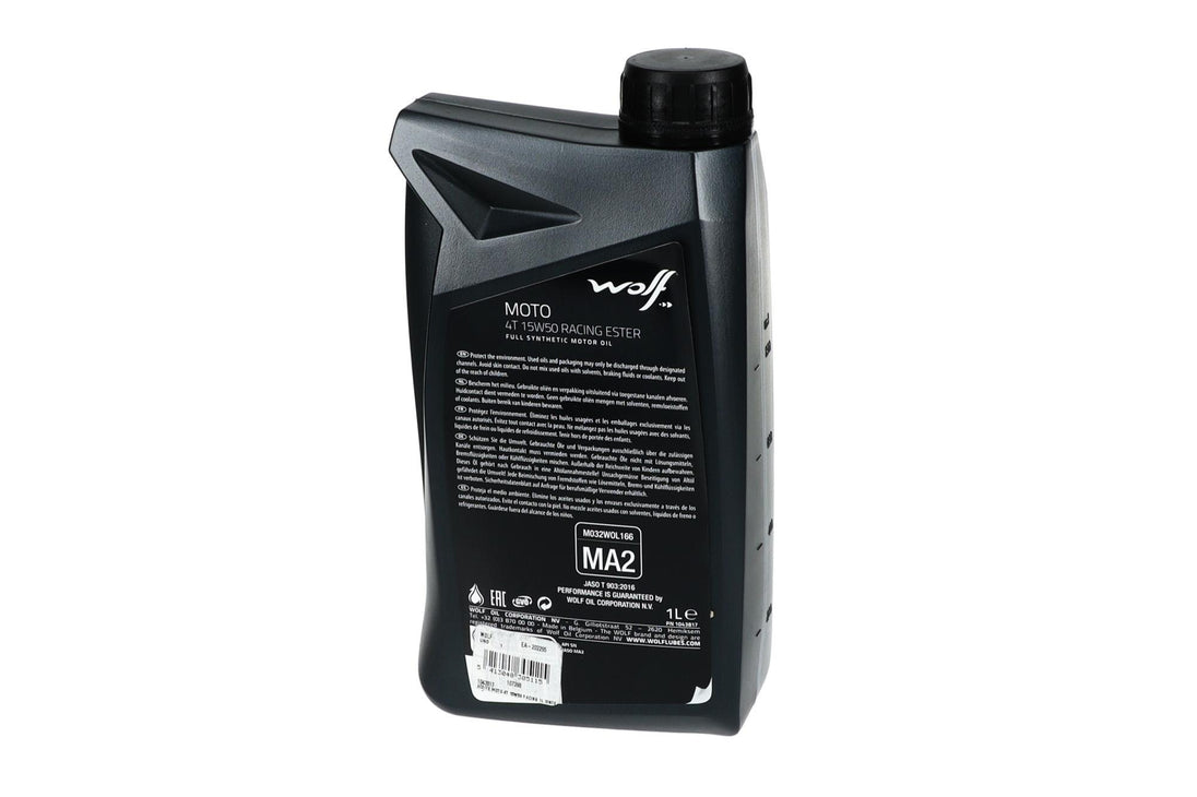 ACEITE MOTO 4T 15W50 RACING 1L SINTETICO / UNIVERSAL