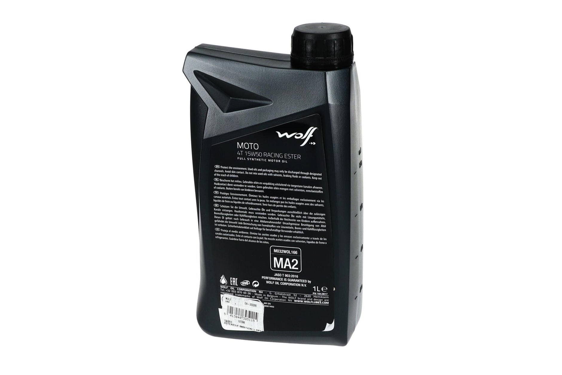 ACEITE MOTO 4T 15W50 RACING 1L SINTETICO / UNIVERSAL