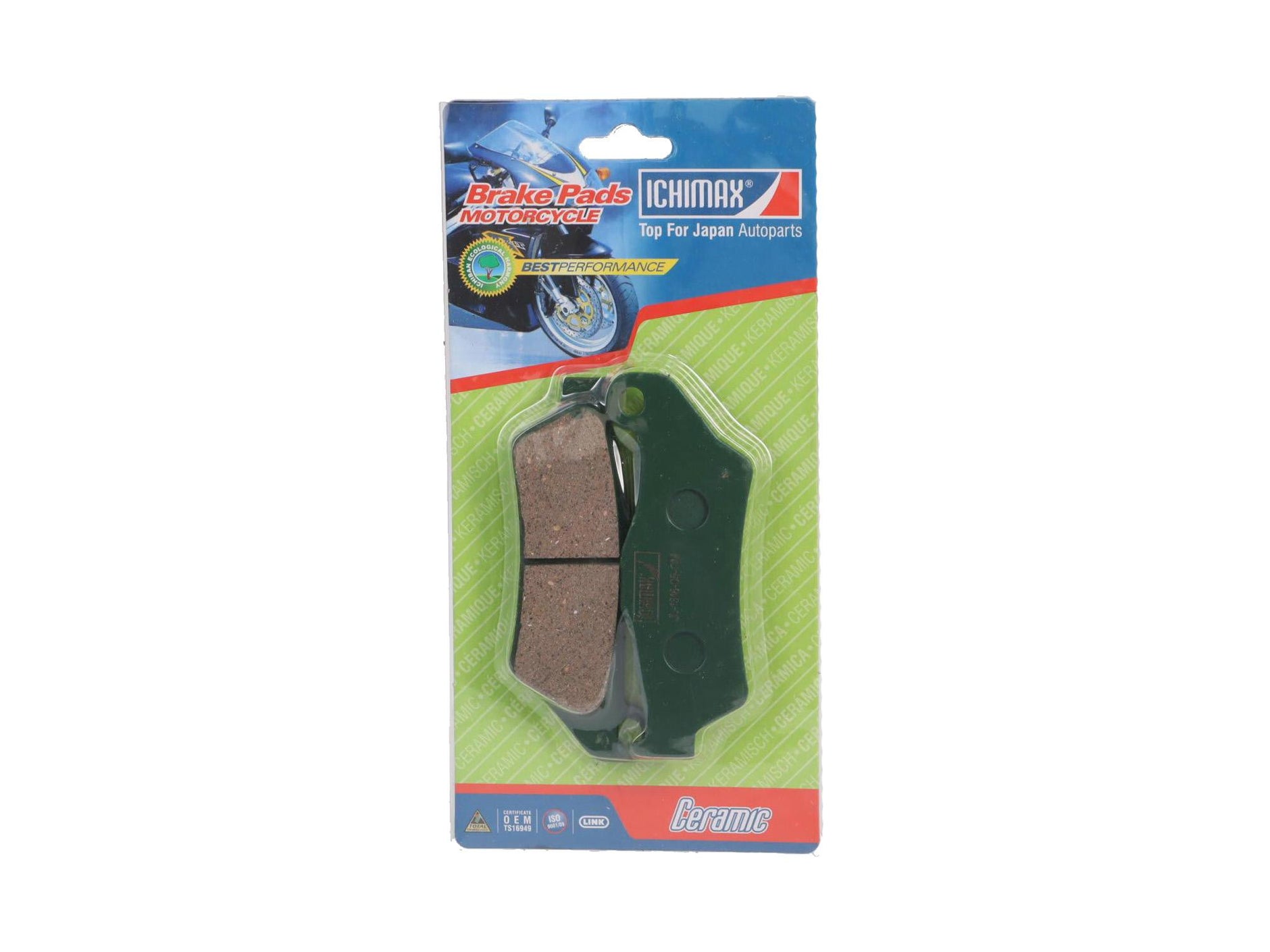 PASTILLA CERAMICA DEL BAJAJ PULSAR 200 NS / DOMINAR 400 18 / UNIVERSAL