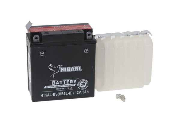 BATERIA FZ 16/ FZN 250/ GIXXER 150/XTZ 125/YBR 125/CRYPTON 115 FI 12V/5AH / UNIVERSAL