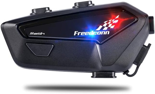 Manos libres freedconn FX pro para casco moto IP67 intercomunicador mesh 6 vías