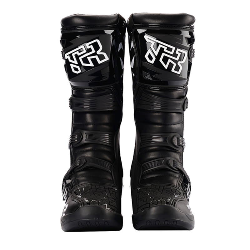 Botas para moto tiger racing t2 negro motocross enduro