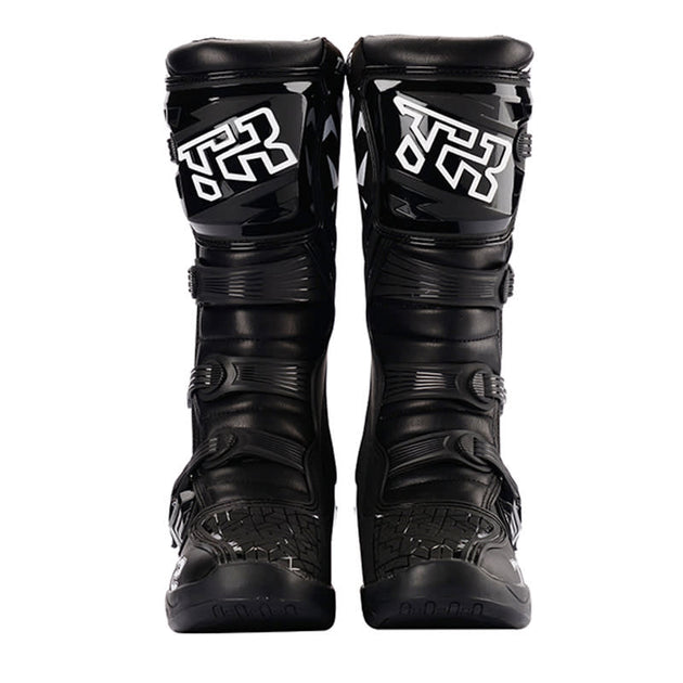 Botas para moto tiger racing t2 negro motocross enduro
