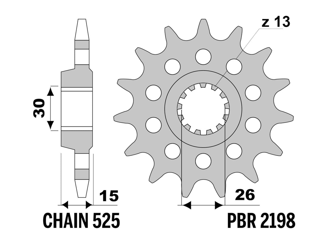 PINON 17T BMW S 1000RR (19-20) / BMW