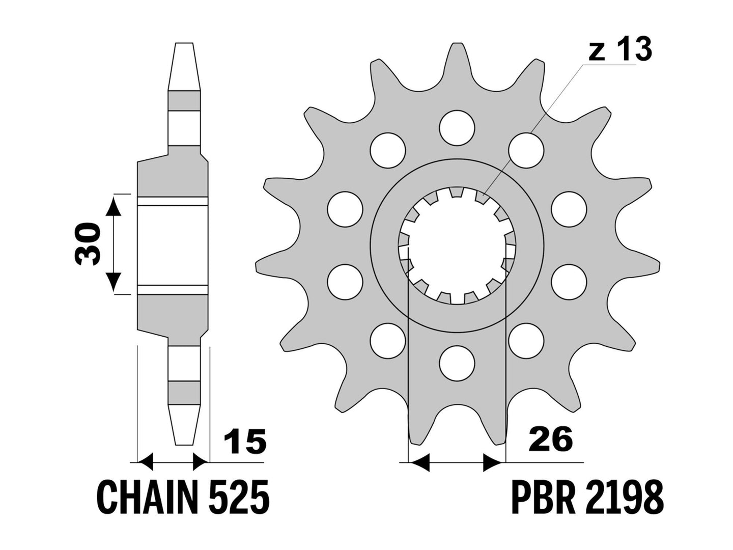 PINON 17T BMW S 1000RR (19-20) / BMW