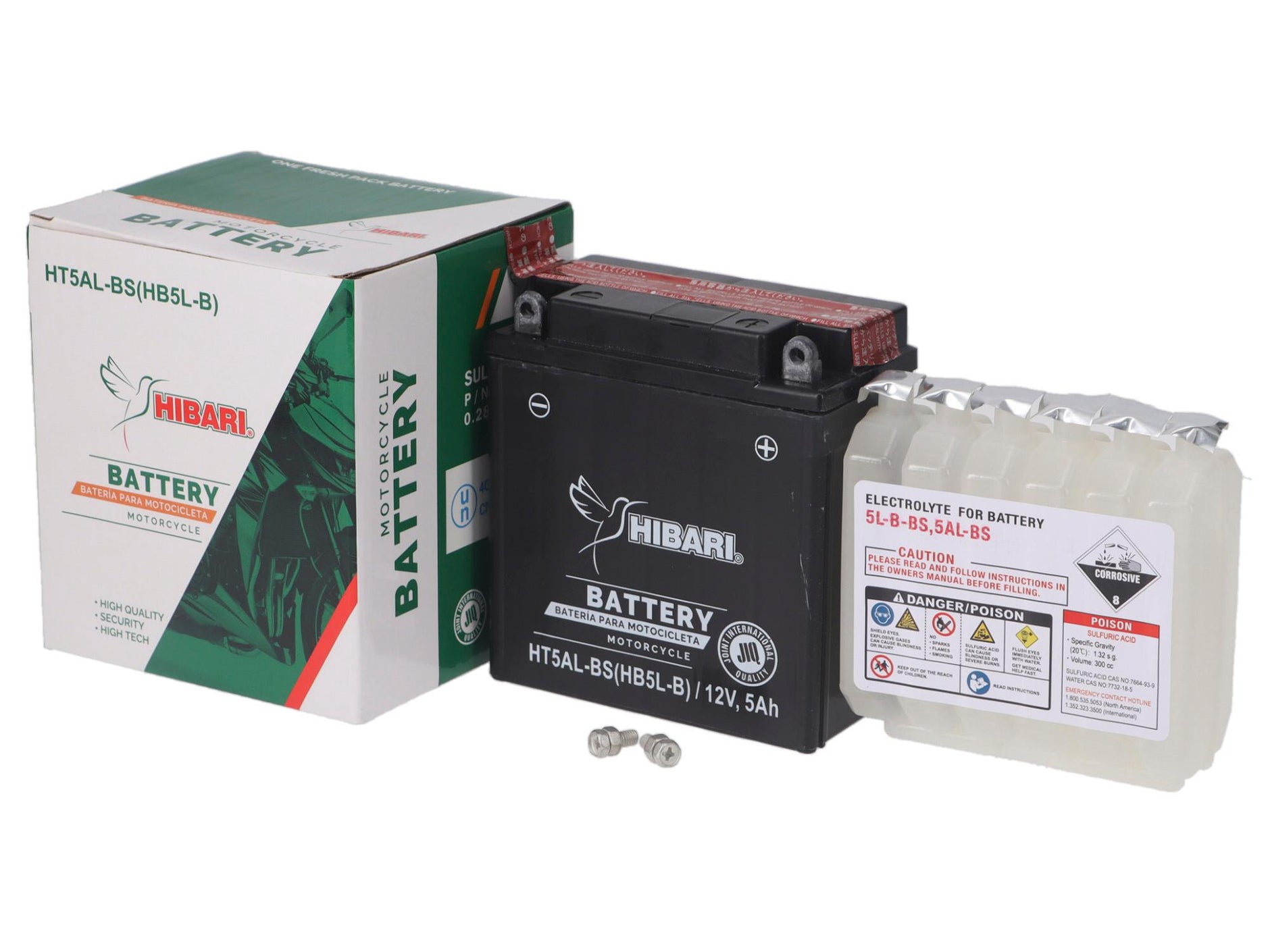 BATERIA FZ 16/ FZN 250/ GIXXER 150/XTZ 125/YBR 125/CRYPTON 115 FI 12V/5AH / UNIVERSAL