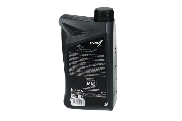 ACEITE MOTO 4T 10W50 RACING 1L ESTER SINTETICO / UNIVERSAL