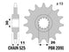 PINON 16T YAMAHA YZF R7/R1/MT 09/10SP/XSR 900 ABS (15-24) / YAMAHA MOTOS