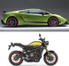 Set de adhesivos para llanta moto y auto aro 16 a 19 reflectante colores
