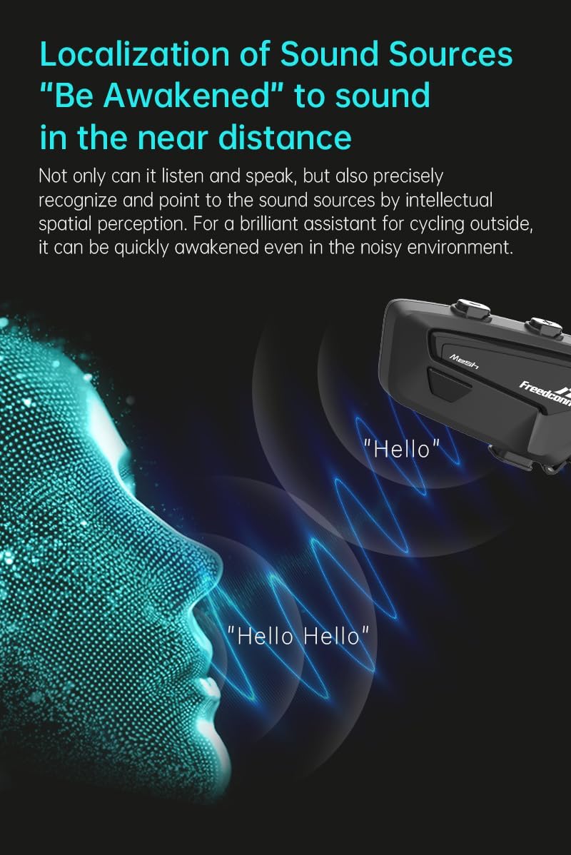 Manos libres freedconn FX pro para casco moto IP67 intercomunicador mesh 6 vías
