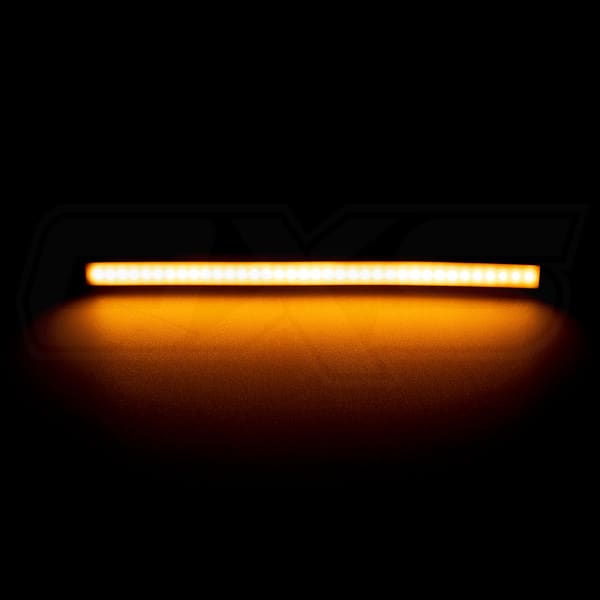 Tira led flexible secuencial slim para auto moto freno e intermitente 20cm
