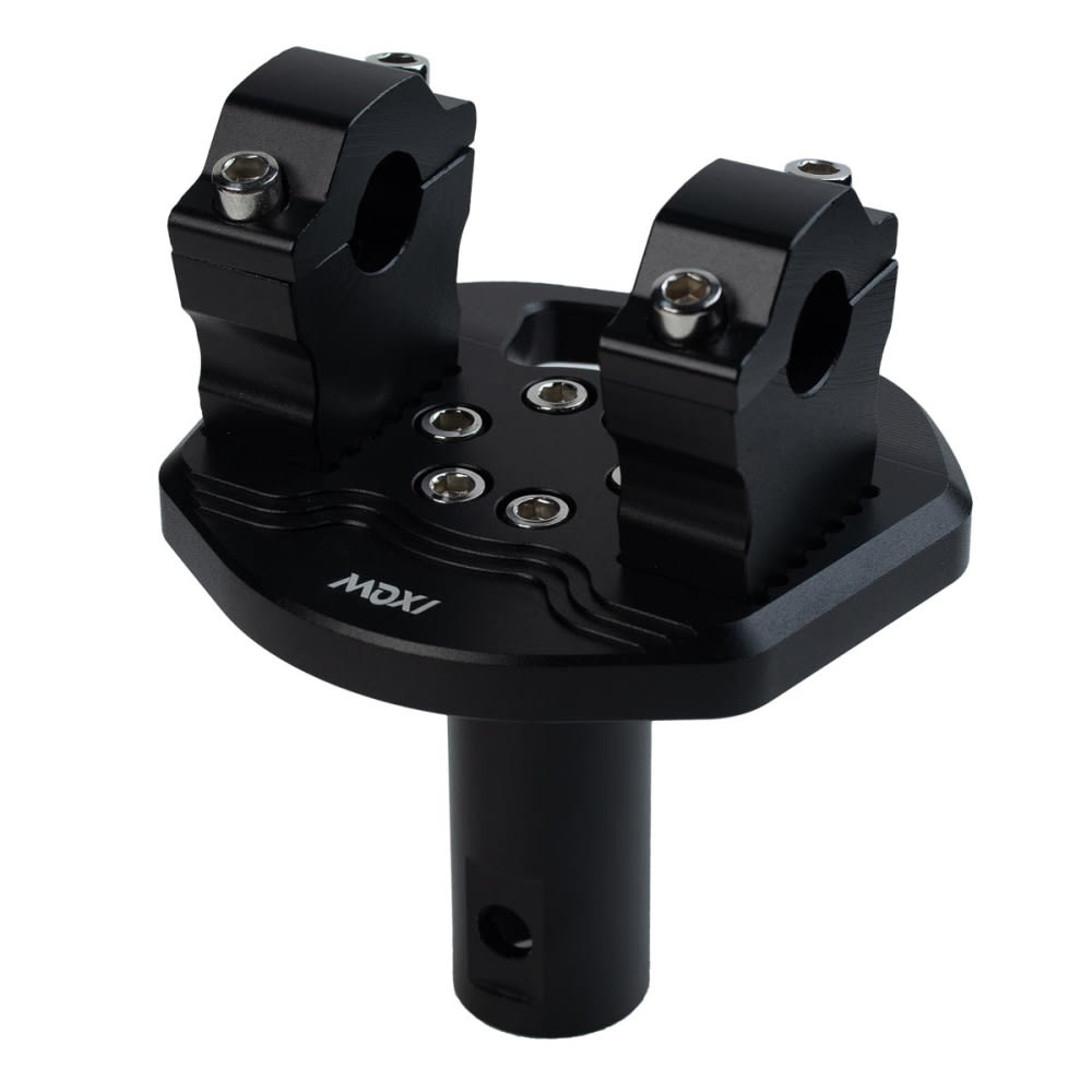 Soporte para volante con torres de 22mm para motos con semi manillar