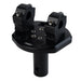 Soporte para volante con torres de 22mm para motos con semi manillar