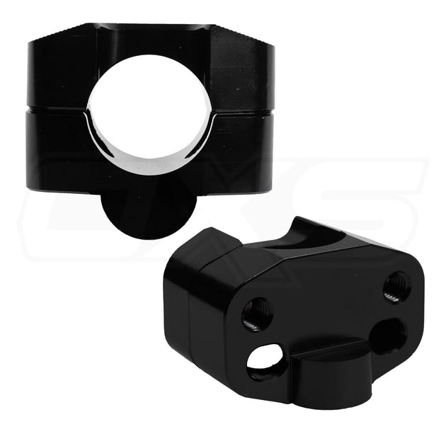 Set de alzador de 10mm con cambio de medida de volante moto de 22 a 28mm moxi