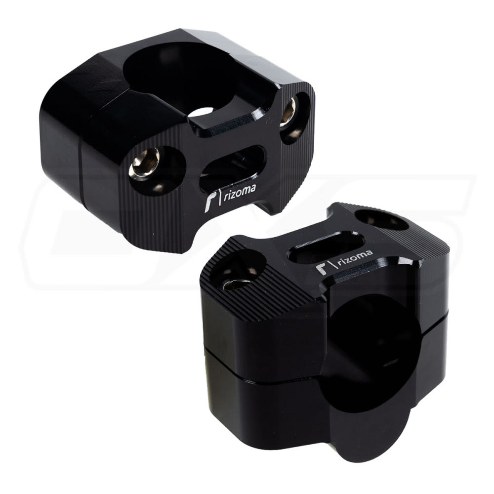 Set de alzador de 10mm con cambio de medida de volante moto de 22 a 28mm moxi