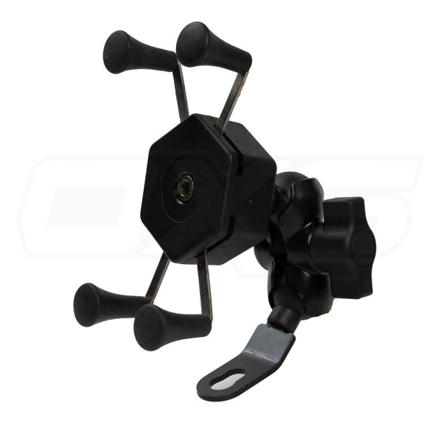 Soporte celular tipo araña para espejo moto