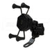 Soporte celular tipo araña para espejo moto