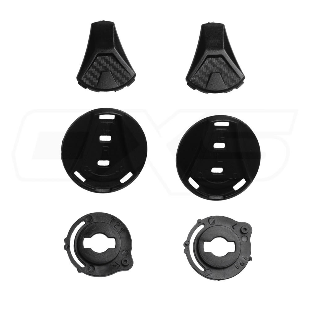 Set sistema de fijacion para casco moto faseed fs700