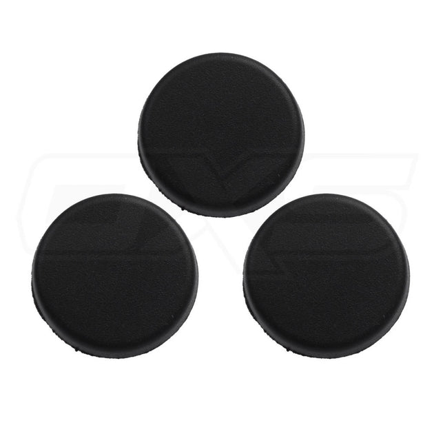 Set de 3x tapas de goma para cambio visera casco 726x