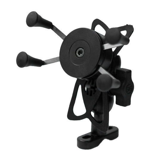 Soporte para celular moto moxi con base para espejo o volante tipo x