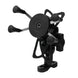 Soporte para celular moto moxi con base para espejo o volante tipo x