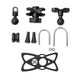 Soporte para celular moto moxi con carga inalambrica y usb base para espejos o tornillos