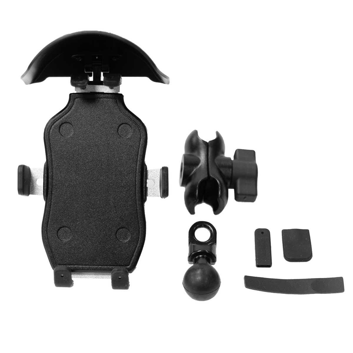 Soporte para celular moto moxi con sombrilla y base para espejo