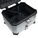 Maleta moto top case 4rs e702 45 litros aluminio silver desmontable