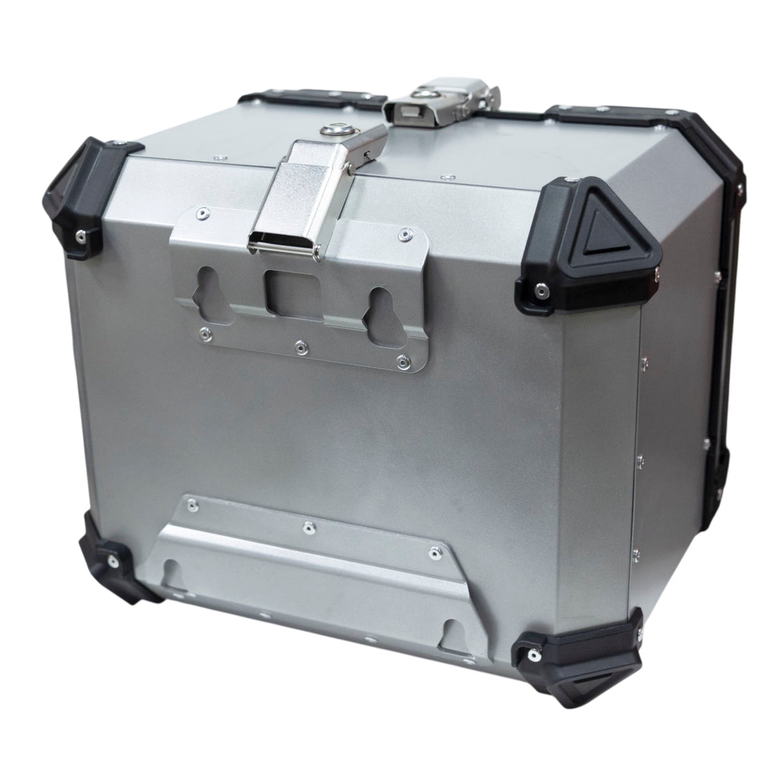 Maleta moto top case 4rs e702 45 litros aluminio silver desmontable