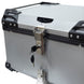 Maleta moto top case 4rs e705 65 litros silver aluminio desmontable