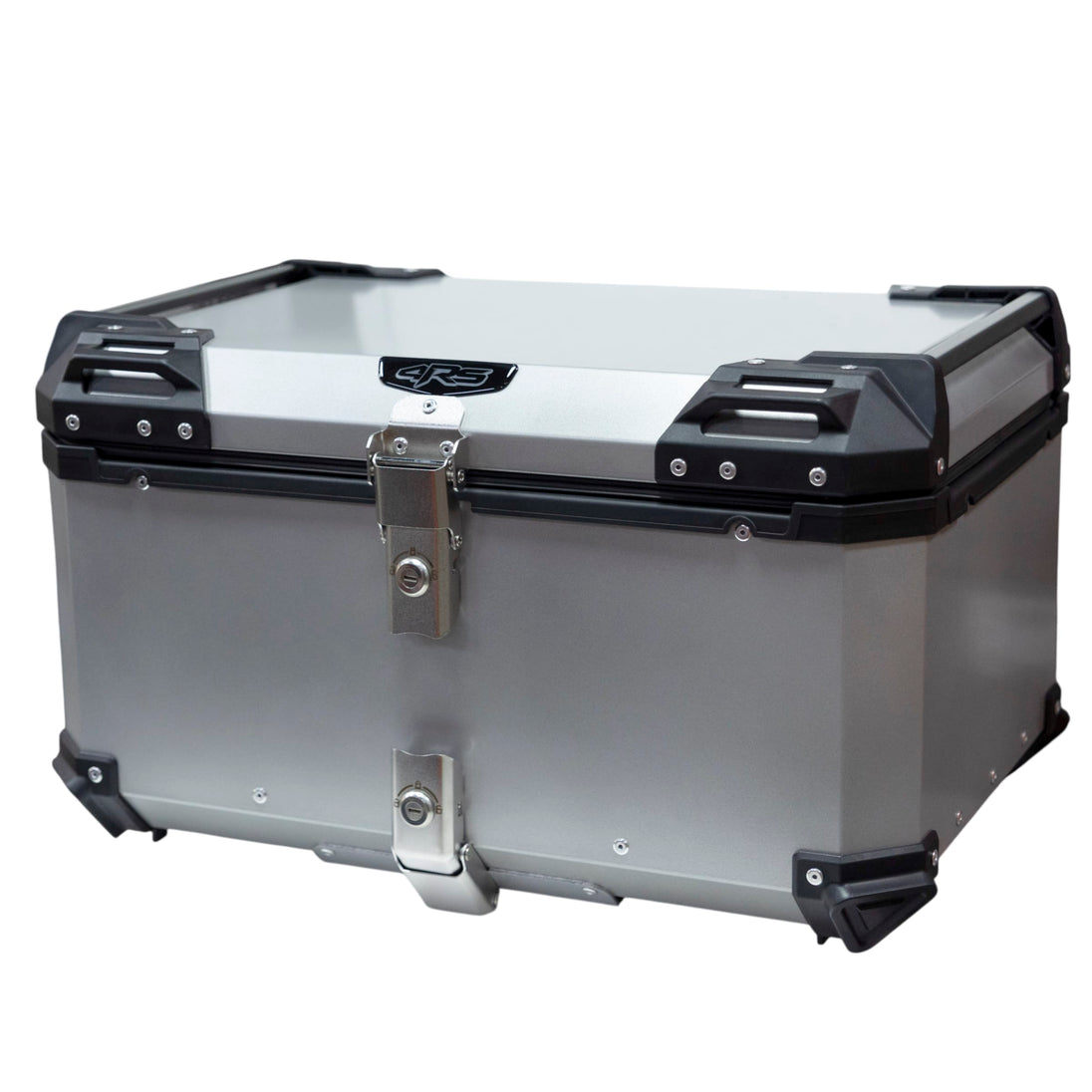 Maleta moto top case 4rs e705 65 litros silver aluminio desmontable