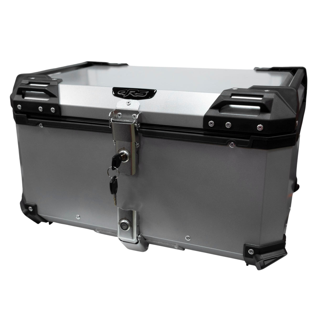 Maleta moto top case 4rs e705 65 litros silver aluminio desmontable