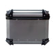 Maleta moto top case 4rs e705 65 litros silver aluminio desmontable