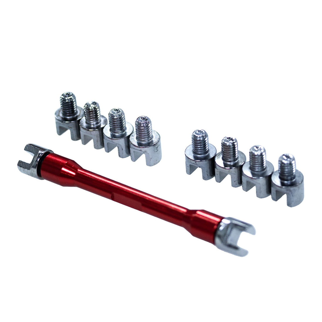 Set llave para rayos motocicleta multiples medidas aluminio