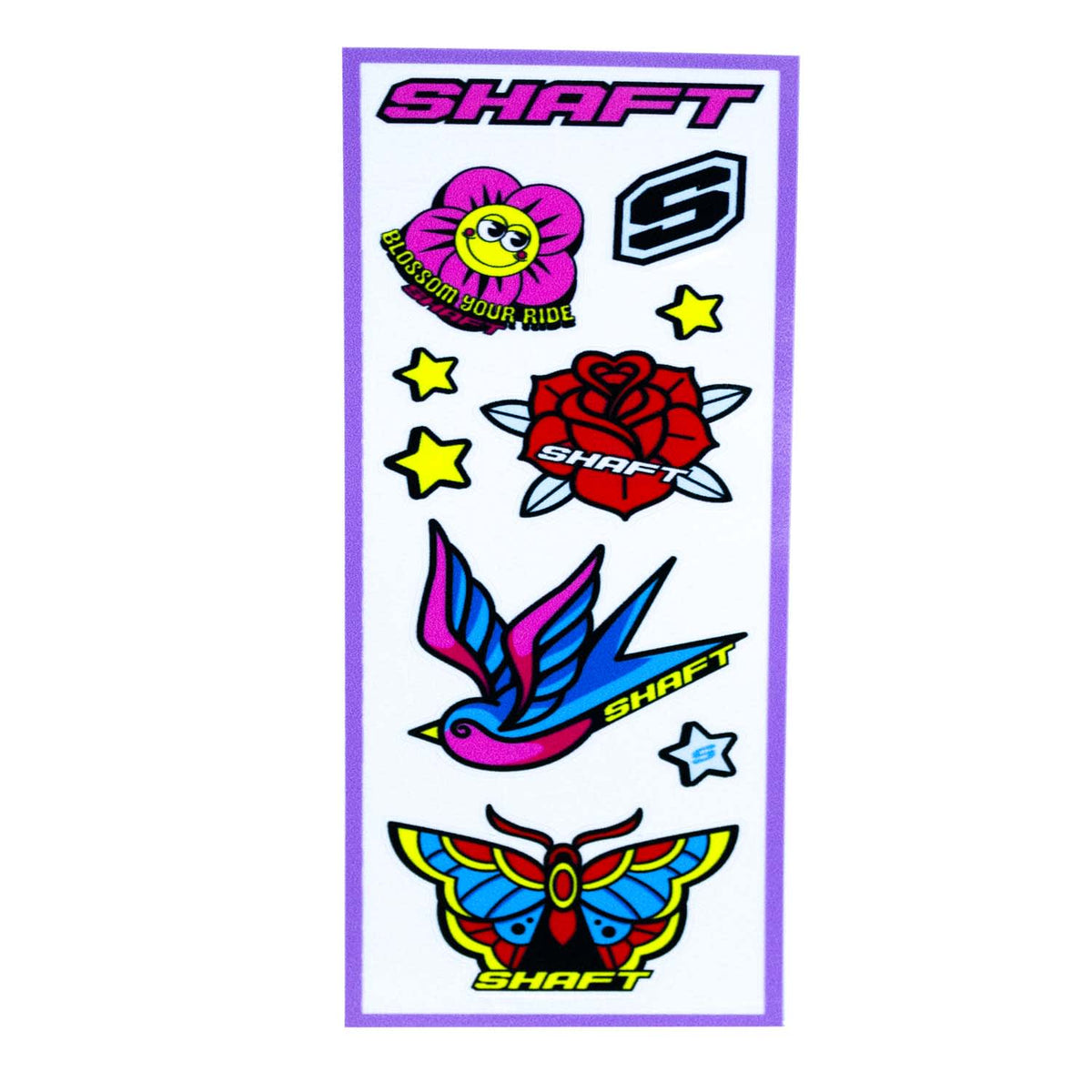 Set de adhesivos shaft woman reflectantes