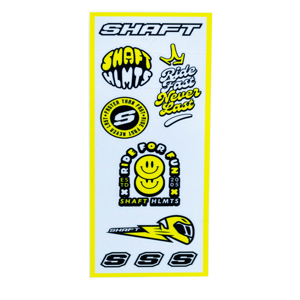 Set de adhesivos shaft reflectantes