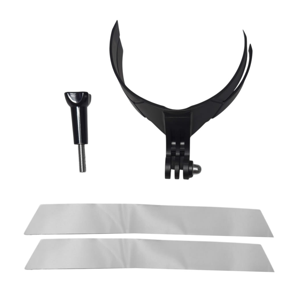 Set de accesorios para camaras de acción adhesivo barbilla casco moto XSF-150A