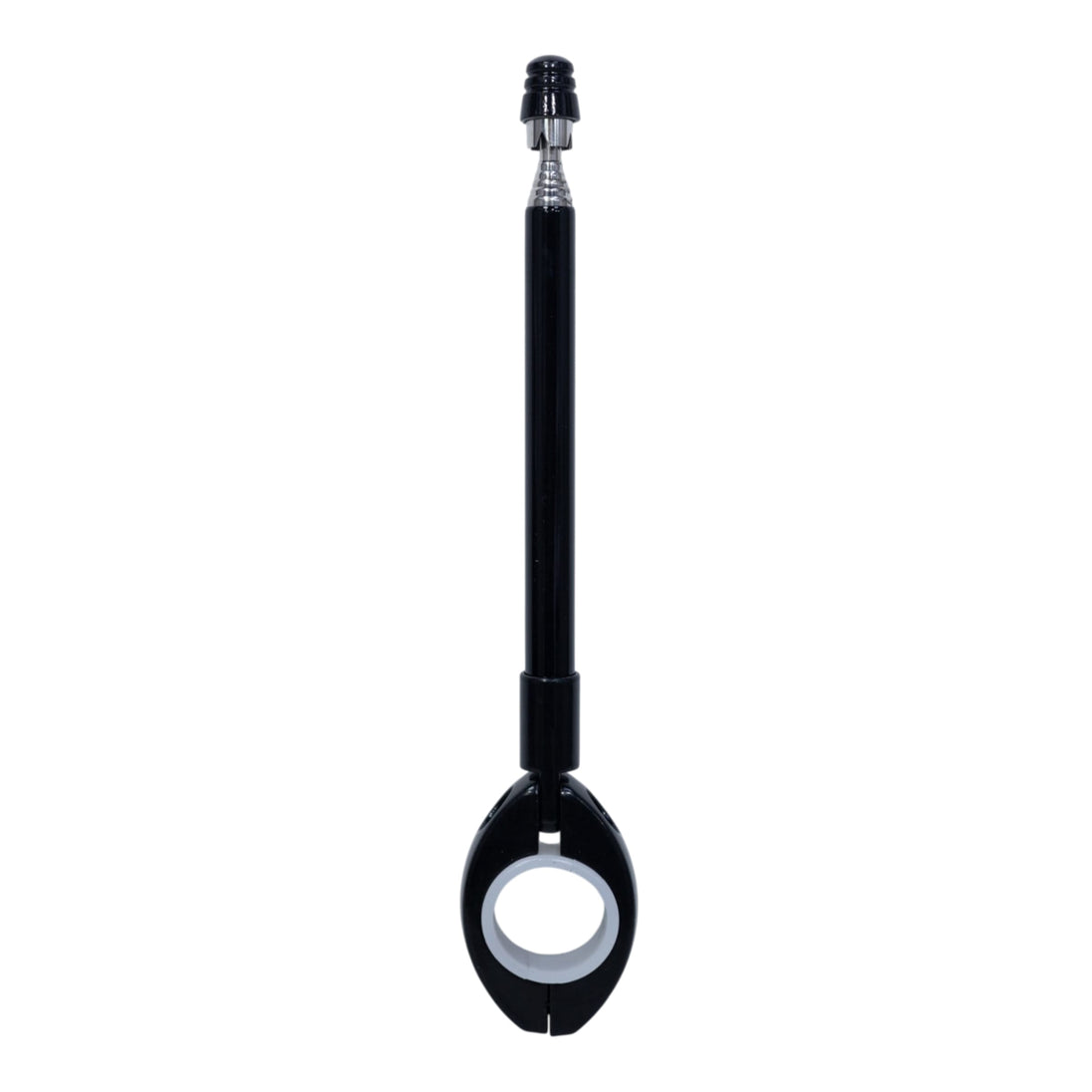 Antena corta hilo curado para moto retractil negra para manillar