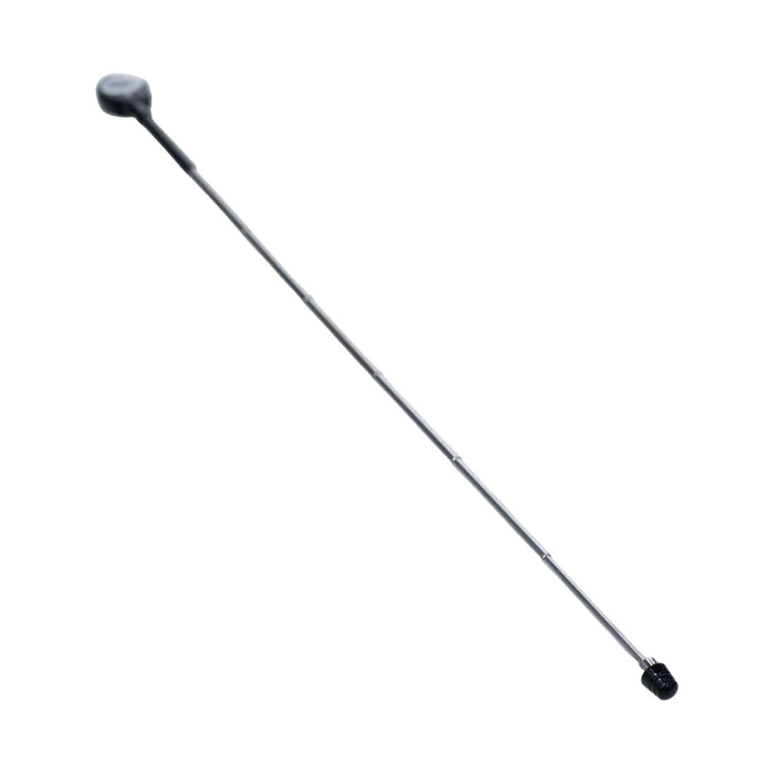 Antena corta hilo curado para moto retractil negra para manillar