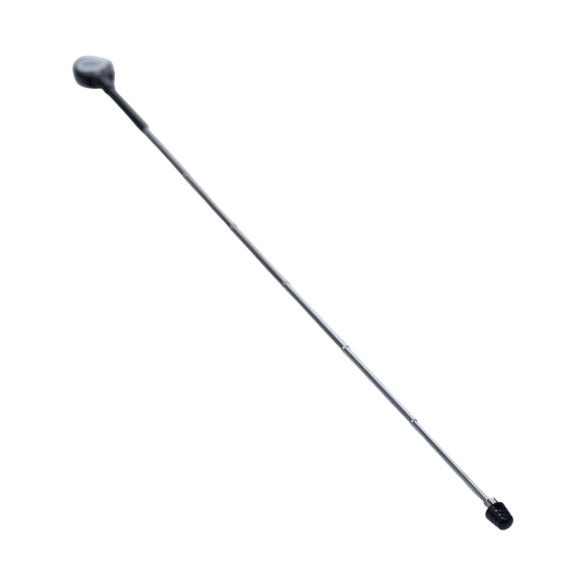 Antena corta hilo curado para moto retractil negra para manillar