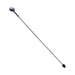 Antena corta hilo curado para moto retractil negra para manillar