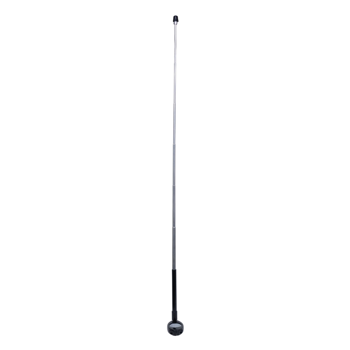Antena corta hilo curado para moto retractil negra para manillar