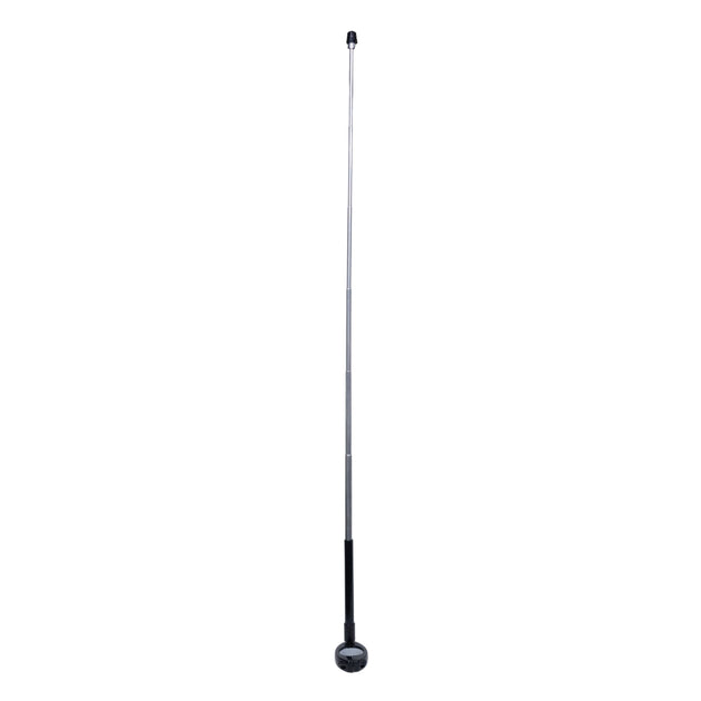 Antena corta hilo curado para moto retractil negra para manillar