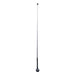 Antena corta hilo curado para moto retractil negra para manillar