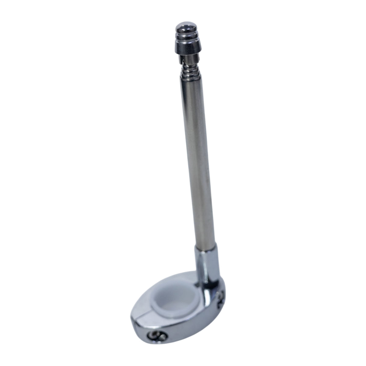 Antena corta hilo curado para moto retractil cromada para manillar