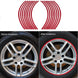 Set de adhesivos para llanta moto y auto aro 16 a 19 reflectante colores