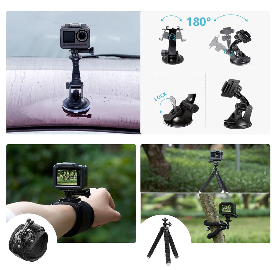 Kit accesorios para camaras de accion 59 en 1 k42