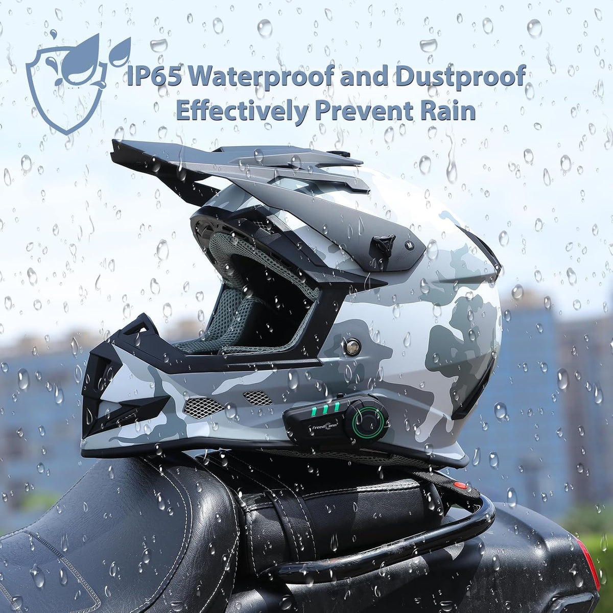 Manos libres bluetooth freedconn ky para casco moto bt 5.2