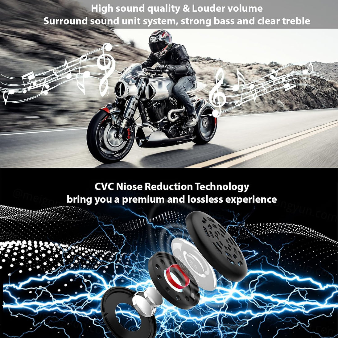 Manos libres bluetooth freedconn ky para casco moto bt 5.2